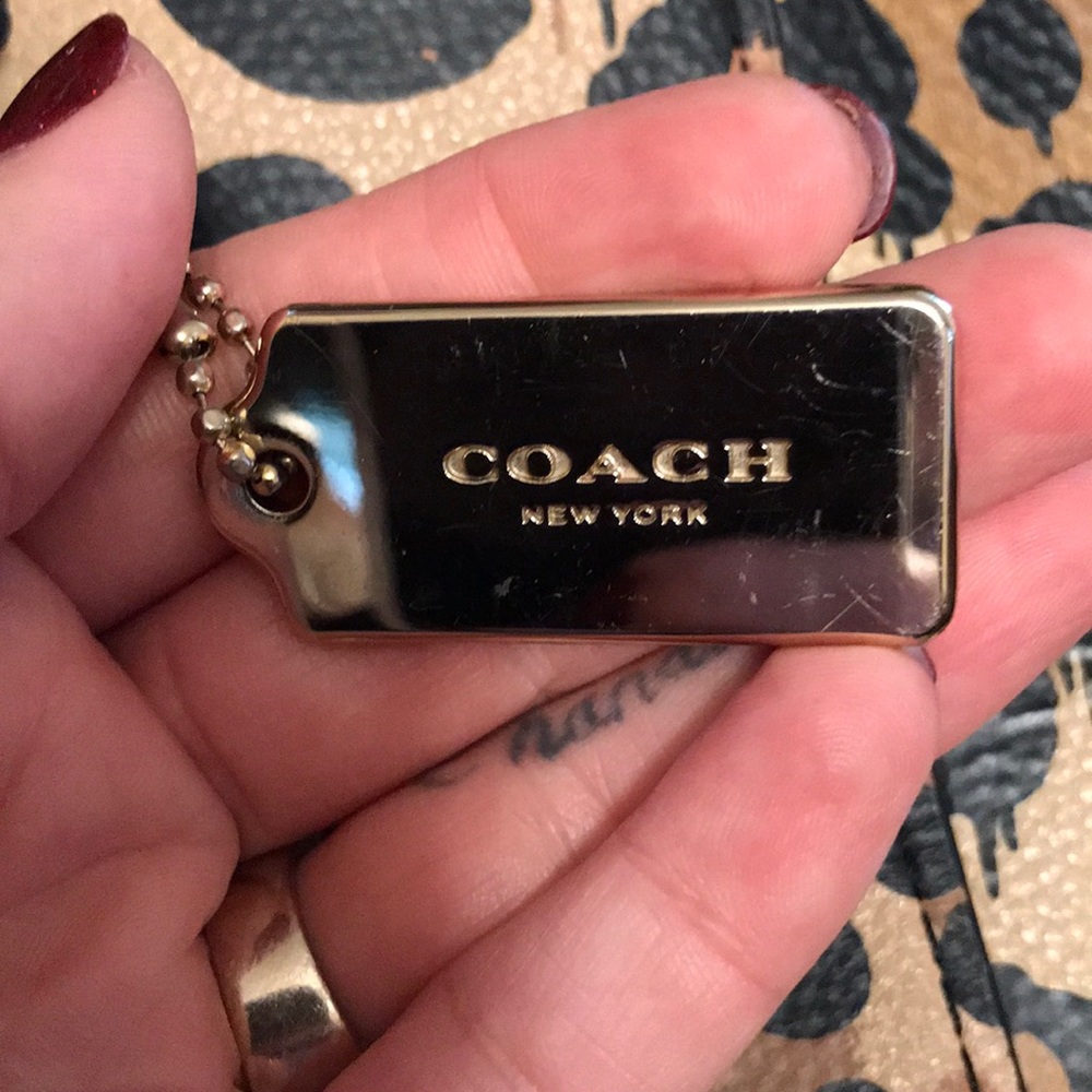 Leopard Print Authentic Coach Purse - Picture 6 of 7